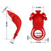 Эрекционное кольцо Pretty Love Vibrant Penis Ring Ruben Red