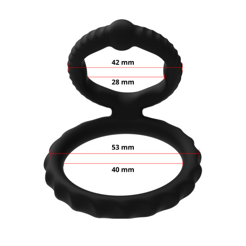 Эрекционное кольцо Erospace Men's Play Silicone Cock Ring B8