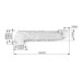 Подовжуюча насадка на член Pretty Love Extension Penis Sleeve 26 см Clear