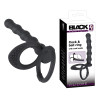 Насадка для двойного проникновения Black Velvets Cock & Ball Ring