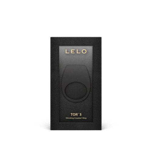 Ерекційне кільце з вібрацією LELO Tor 3 Black, керування зі смартфона