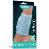 Насадка на член LoveToy Vibrating Wave Knights Ring Blue