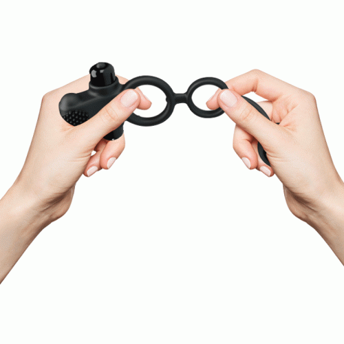 Насадка на член Pretty Love Vibro Penis Sleeve IV Черная