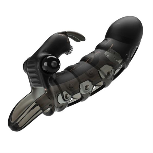 Насадка на член Pretty Love Cuper Vibrating Penis Sleeve Black