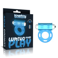 Эрекционное кольцо LoveToy Lumino Play Vibrating Penis Ring 826
