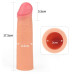 Насадка на член LoveToy Revolutionary Silicone Nature Extender Add 2 Flesh 141