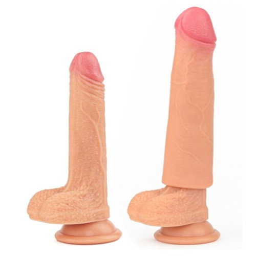 Насадка на член LoveToy Revolutionary Silicone Nature Extender Add 2 Flesh 141