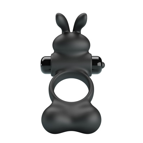 Эрекционное кольцо Pretty Love Vibrant Penis Ring Yusuf Black