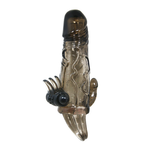 Насадка на член LyBaile Brave men Vibro Penis Sleevе Черная