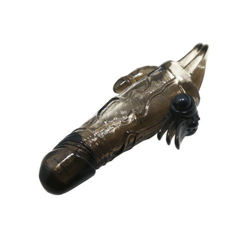 Насадка на член LyBaile Brave men Vibro Penis Sleevе Черная