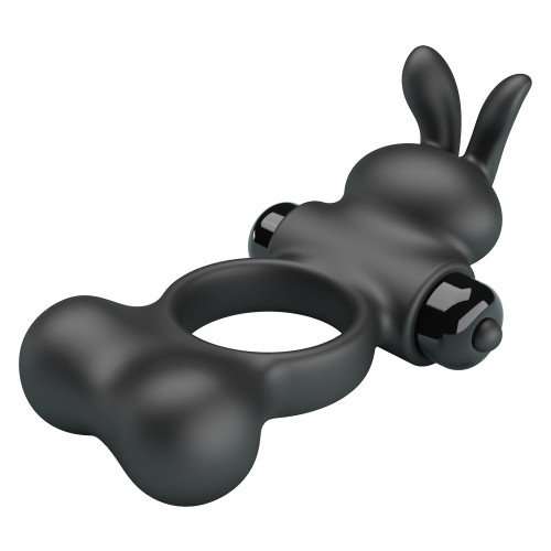 Эрекционное кольцо Pretty Love Vibrant Penis Ring Yusuf Black