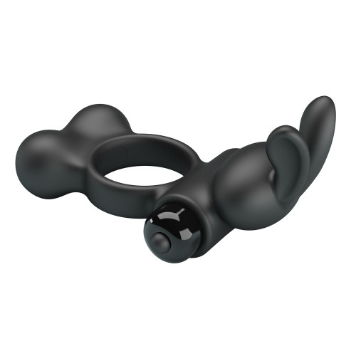 Эрекционное кольцо Pretty Love Vibrant Penis Ring Yusuf Black