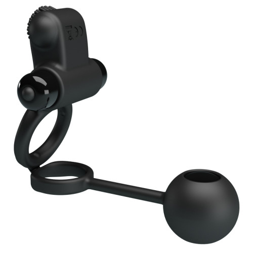 Насадка на член Pretty Love Vibro Penis Sleeve IV Черная