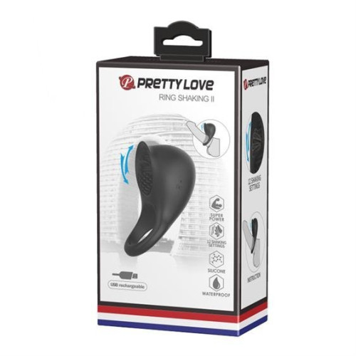 Ерекційне кільце Pretty Love Ring Shacking II Black