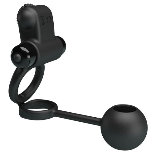 Насадка на член Pretty Love Vibro Penis Sleeve IV Черная