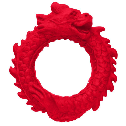 Эрекционное кольцо Creature Cocks Rise of the Dragon Silicone Penis Ring - Red