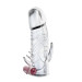 Насадка LyBaile Penis sleeve with vibration Crystal Прозора