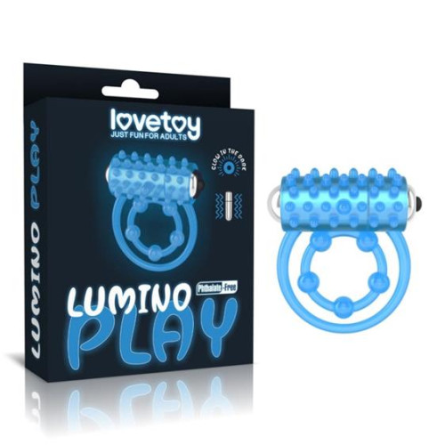 Ерекційне кільце LoveToy Lumino Play Vibrating Penis Ring 832