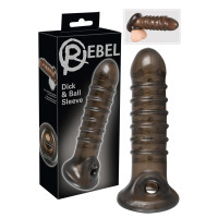 Насадка на член Rebel Penis Sleeve smoke-coloured Черная