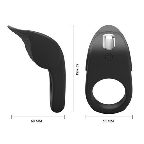 Ерекційне кільце Pretty Love Vibrating Susanna Cock Ring Black