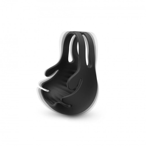 Эрекционное кольцо с вибрацией и стимуляцией мошонки Marc Dorcel FUN BAG