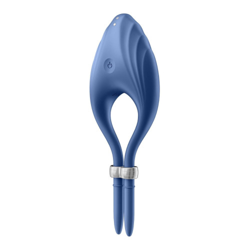 Эрекционное виброкольцо-лассо Satisfyer Duelist Blue, 10 режимов, мощный мотор