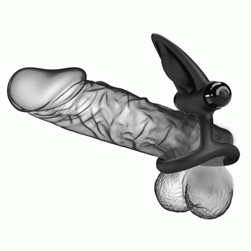 Эрекционное кольцо Pretty Love Vibration Cock Ring Black