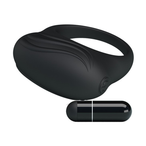 Эрекционное кольцо Pretty Love Bertram Черное