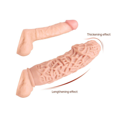 Насадка на член Kokos Extreme Sleeve ES.12 размер M, утолщающая, стимулирующий рельеф