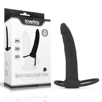 Насадка для двойного проникновения LoveToy Anal Indulgence Collection Silicone Fantasy Double Prober