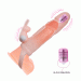 Насадка на член LyBaile Brave men Vibro Penis Sleeve with Bunny Телесная