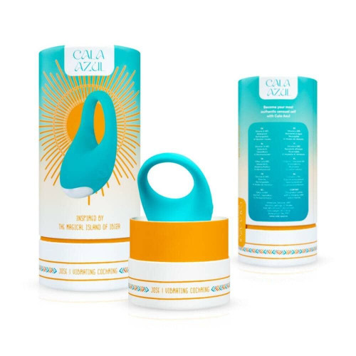 Ерекційне кільце з вібрацією Cala Azul – Jose Vibrating Cockring, 10 режимів