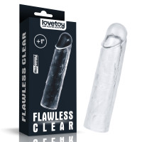Насадка LoveToy Flawless Clear Penis Sleeve Add 1 Clear 651