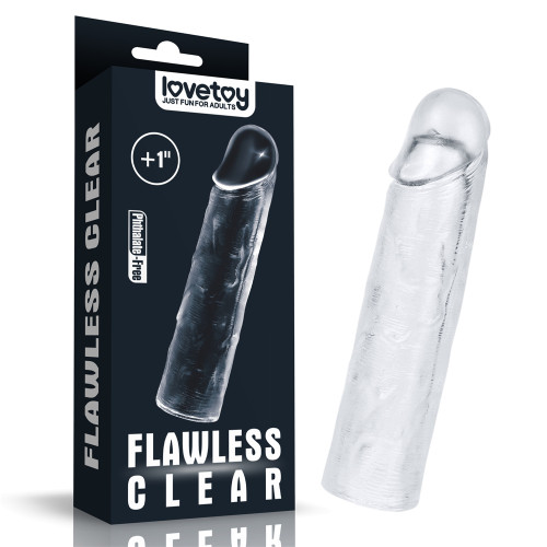 Насадка LoveToy Flawless Clear Penis Sleeve Add 1 Clear 651