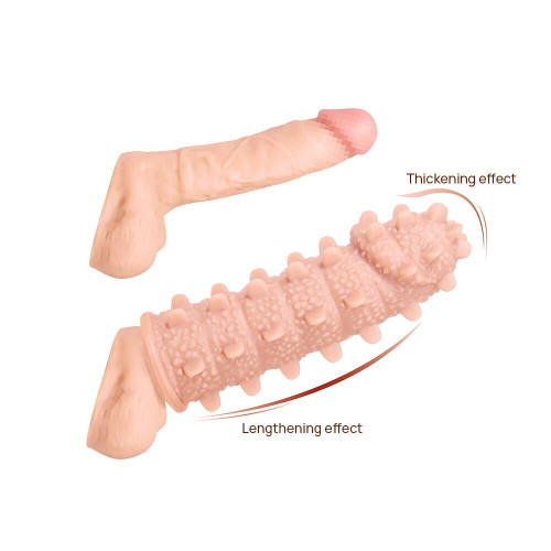 Насадка на член Kokos Extreme Sleeve ES.04 размер M, утолщающая, стимулирующий рельеф