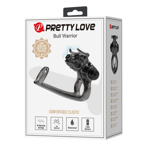 Эрекционное кольцо Pretty Love Bull Warrior, 10 vibration functions