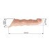 Подовжуюча насадка на член Pretty Love Extension Penis Sleeve 28 см Flesh