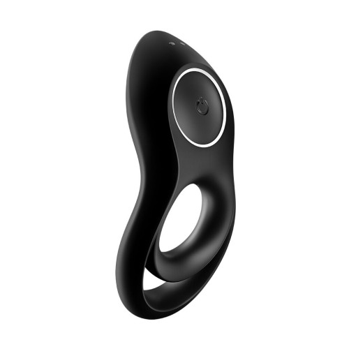 Эрекционное кольцо с вибрацией Satisfyer Legendary Duo для члена и мошонки