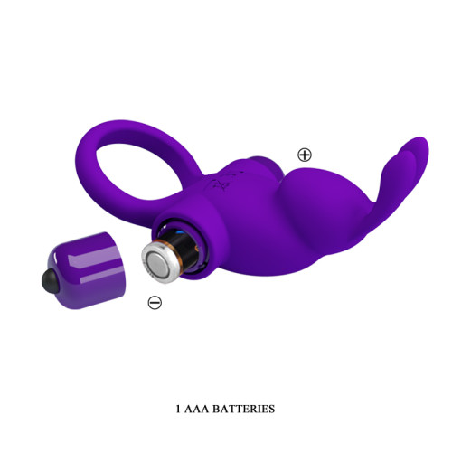 Ерекційне кільце Pretty Love Vibrant Penis Ring I Purple