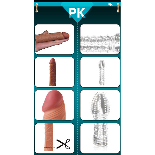 Насадка на пеніс, що подовжує LoveToy Pleasure Extender 1 extension Sleeve Flesh Тілесна