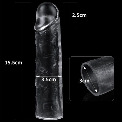 Насадка LoveToy Flawless Clear Penis Sleeve Add 1 Clear 651