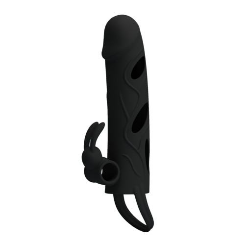 Насадка на член Pretty Love 55 Inch Vibrating Penis Sleeve Черная