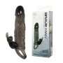 Насадка на член LyBaile Brave men Vibro Penis Sleeve with Bunny Чорна