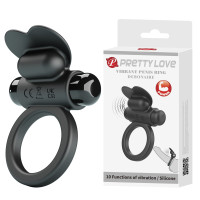 Ерекційне кільце Pretty Love Vibrant Penis Ring Debonaire Black