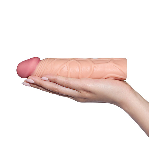 Насадка на пеніс, що подовжує LoveToy Pleasure Extender 1 extension Sleeve Flesh Тілесна