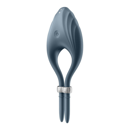 Эрекционное виброкольцо-лассо Satisfyer Duelist Dark Blue, 10 режимов, мощный мотор