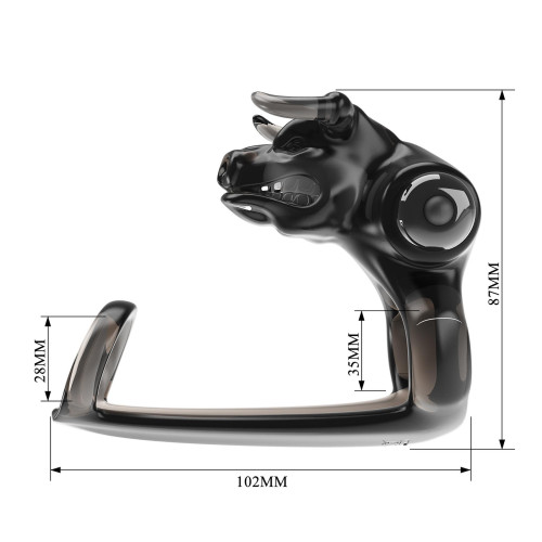 Эрекционное кольцо Pretty Love Bull Warrior, 10 vibration functions