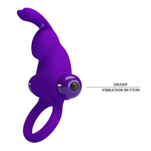 Ерекційне кільце Pretty Love Vibrant Penis Ring I Purple
