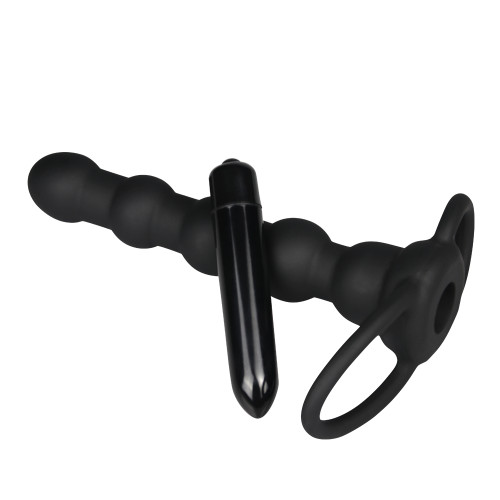 Насадка для подвійного проникнення LoveToy Anal Indulgence Collection Vibrating Rock Balled Double Prober