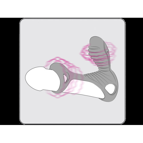 Эрекционное кольцо Adrien Lastic Gladiator с пультом LRS размер F